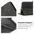 For Huawei P30 Retro Magnetic Closing Clasp Horizontal Flip Leather Case with Holder & Card Slots & Photo Frame & Wallet(Black) - 2