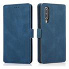 For Huawei P30 Retro Magnetic Closing Clasp Horizontal Flip Leather Case with Holder & Card Slots & Photo Frame & Wallet(Navy Blue) - 2