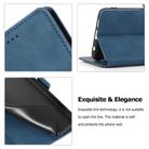 For Huawei P30 Retro Magnetic Closing Clasp Horizontal Flip Leather Case with Holder & Card Slots & Photo Frame & Wallet(Navy Blue) - 3