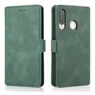 For Huawei P30 Lite Retro Magnetic Closing Clasp Horizontal Flip Leather Case with Holder & Card Slots & Photo Frame & Wallet(Green) - 2