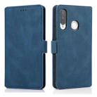 For Huawei P30 Lite Retro Magnetic Closing Clasp Horizontal Flip Leather Case with Holder & Card Slots & Photo Frame & Wallet(Navy Blue) - 2