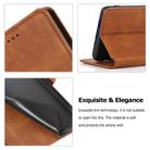 For Huawei P30 Pro Retro Magnetic Closing Clasp Horizontal Flip Leather Case with Holder & Card Slots & Photo Frame & Wallet(Brown) - 3
