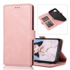 For Huawei P40 Pro Retro Magnetic Closing Clasp Horizontal Flip Leather Case with Holder & Card Slots & Photo Frame & Wallet(Rose Gold) - 1