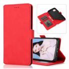 For Huawei P40 Pro Retro Magnetic Closing Clasp Horizontal Flip Leather Case with Holder & Card Slots & Photo Frame & Wallet(Red) - 1