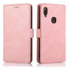 For Huawei Y6 (2019) Retro Magnetic Closing Clasp Horizontal Flip Leather Case with Holder & Card Slots & Photo Frame & Wallet(Rose Gold) - 2