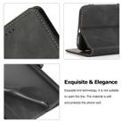 For Huawei Y6 (2019) Retro Magnetic Closing Clasp Horizontal Flip Leather Case with Holder & Card Slots & Photo Frame & Wallet(Black) - 2