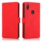 For Huawei Y6 (2019) Retro Magnetic Closing Clasp Horizontal Flip Leather Case with Holder & Card Slots & Photo Frame & Wallet(Red) - 2