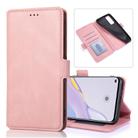 For Huawei nova 7 5G Retro Magnetic Closing Clasp Horizontal Flip Leather Case with Holder & Card Slots & Photo Frame & Wallet(Rose Gold) - 1