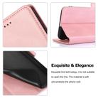 For Huawei nova 7 5G Retro Magnetic Closing Clasp Horizontal Flip Leather Case with Holder & Card Slots & Photo Frame & Wallet(Rose Gold) - 3