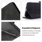 For Huawei nova 7 5G Retro Magnetic Closing Clasp Horizontal Flip Leather Case with Holder & Card Slots & Photo Frame & Wallet(Black) - 3