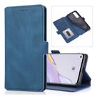 For Huawei nova 7 5G Retro Magnetic Closing Clasp Horizontal Flip Leather Case with Holder & Card Slots & Photo Frame & Wallet(Navy Blue) - 1