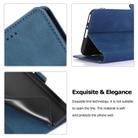 For Huawei nova 7 5G Retro Magnetic Closing Clasp Horizontal Flip Leather Case with Holder & Card Slots & Photo Frame & Wallet(Navy Blue) - 3