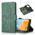 For Huawei P40 Pro+ Retro Magnetic Closing Clasp Horizontal Flip Leather Case with Holder & Card Slots & Photo Frame & Wallet(Green) - 1