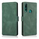 For Huawei Y9 Prime (2019) Retro Magnetic Closing Clasp Horizontal Flip Leather Case with Holder & Card Slots & Photo Frame & Wallet(Green) - 2