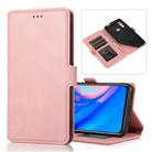 For Huawei Y9 Prime (2019) Retro Magnetic Closing Clasp Horizontal Flip Leather Case with Holder & Card Slots & Photo Frame & Wallet(Rose Gold) - 1