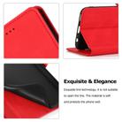 For Huawei Y9 Prime (2019) Retro Magnetic Closing Clasp Horizontal Flip Leather Case with Holder & Card Slots & Photo Frame & Wallet(Red) - 3