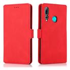 For Huawei Enjoy 9s Retro Magnetic Closing Clasp Horizontal Flip Leather Case with Holder & Card Slots & Photo Frame & Wallet(Red) - 2