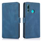 For Huawei Enjoy 9s Retro Magnetic Closing Clasp Horizontal Flip Leather Case with Holder & Card Slots & Photo Frame & Wallet(Navy Blue) - 2