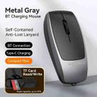 HXSJ M109 Mini Wireless Mouse, 3D Right, TF Card Reader, 4D Mute Buttons(Grey) - 3