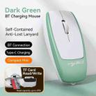 HXSJ M109 Mini Wireless Mouse, 3D Right, TF Card Reader, 4D Mute Buttons(Light Green) - 3