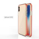For iPhone X / XS TPU Double-color Shockproof Protective Case(Orange) - 2