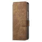 For Samsung Galax Z Fold7 5G CaseNeo MagSafe RFID Anti-theft Retro Leather Phone Case(Brown) - 2