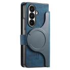 For Samsung Galax Z Fold7 5G CaseNeo MagSafe RFID Anti-theft Retro Leather Phone Case(Blue) - 3