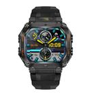 HT34 1.75 inch IPS Screen 3ATM Outdoor Sports BT Smart Watch(Black) - 2