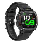HT34 1.75 inch IPS Screen 3ATM Outdoor Sports BT Smart Watch(Black) - 3