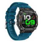 HT34 1.75 inch IPS Screen 3ATM Outdoor Sports BT Smart Watch(Blue) - 3