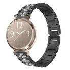 14mm For Garmin Lily 2 xDfind Diamond Jewelry Steel Watch Band(Black) - 1