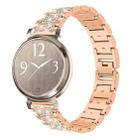 14mm For Garmin Lily 2 xDfind Diamond Jewelry Steel Watch Band(Rose Gold) - 1