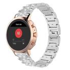 18mm For Fossil Female Sport / Charter HR xDfind Diamond Jewelry Steel Watch Band(Silver) - 1