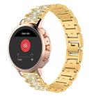 18mm For Fossil Female Sport / Charter HR xDfind Diamond Jewelry Steel Watch Band(Gold) - 1