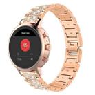 18mm For Fossil Female Sport / Charter HR xDfind Diamond Jewelry Steel Watch Band(Rose Gold) - 1