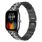 20mm For Amazfit Active 2 / GTS4 Mini xDfind Diamond Jewelry Steel Watch Band(Black) - 1