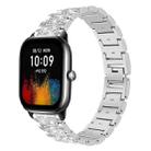 20mm For Amazfit Active 2 / GTS4 Mini xDfind Diamond Jewelry Steel Watch Band(Silver) - 1