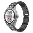 20mm For COROS APEX 2 42mm / PACE 2 xDfind Diamond Jewelry Steel Watch Band(Black) - 1