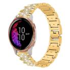 20mm For Garmin venu 2 / venu / Sq2 / Sq xDfind Diamond Jewelry Steel Watch Band(Gold) - 1