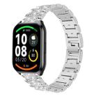 22mm For Xiaomi Haylou Watch LS09B / LS05S / LS10 xDfind Diamond Jewelry Steel Watch Band(Silver) - 1
