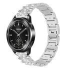 22mm For Xiaomi Watch S3/2 Pro/S2/S1 xDfind Diamond Jewelry Steel Watch Band(Silver) - 1