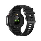 KC91 1.39 inch IPS Screen 3ATM Outdoor GPS Smart Watch with Flashlight(Black) - 3