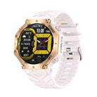 KC91 1.39 inch IPS Screen 3ATM Outdoor GPS Smart Watch with Flashlight(Pink) - 1