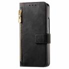 For Samsung Galax Z Fold7 5G Retro MagSafe Magnetic Zipper Wallet Leather Phone Case(Black) - 2