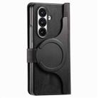 For Samsung Galax Z Fold7 5G Retro MagSafe Magnetic Zipper Wallet Leather Phone Case(Black) - 4