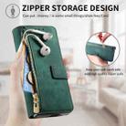 For Samsung Galax Z Fold7 5G Retro MagSafe Magnetic Zipper Wallet Leather Phone Case(Green) - 3