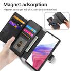 For vivo V50 CaseNeo MagSafe RFID Anti-theft Zipper Wallet Retro Leather Phone Case(Black) - 3