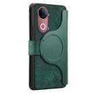 For vivo V50 CaseNeo MagSafe RFID Anti-theft Zipper Wallet Retro Leather Phone Case(Green) - 4
