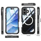 For iPhone 17 Life Waterproof MagSafe Magnetic Rugged Phone Case(Black) - 2
