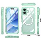 For iPhone 17 Life Waterproof MagSafe Magnetic Rugged Phone Case(Green) - 2